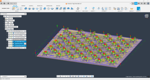 American Flag Parametric CAD Files - Image 5