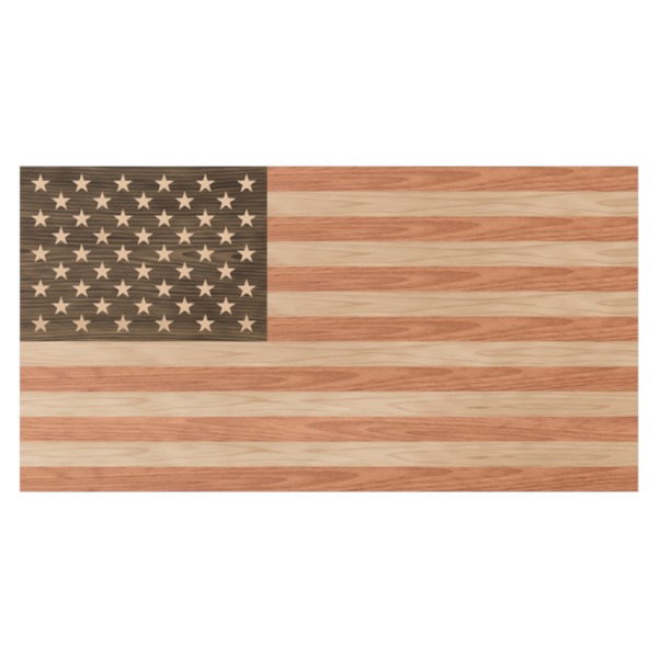American Flag Parametric CAD Files