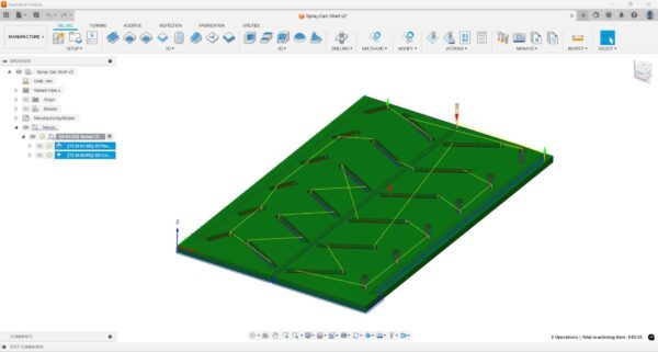 Spray Can Shelf Parametric CAD Files - Image 3
